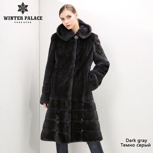 feminine new models fashion mink fur coat,Solid,black,Full Pelt,coat of natural mink fur,mink fur coat is very convenient
