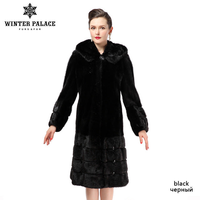 feminine new models fashion mink fur coat,Solid,black,Full Pelt,coat of natural mink fur,mink fur coat is very convenient