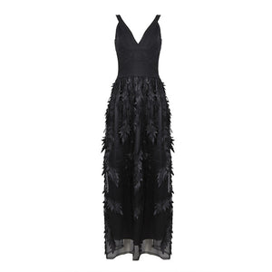ailigou  Summer women dress celebrity party black white bandag dress sexy sleeveless v neck A-line dresses vestido wholesale