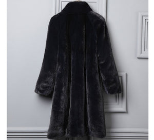 Genuine mink fur coat women winter thick warm fur luxury marten coat elegant high end quality mink jacket female elegant 0722O